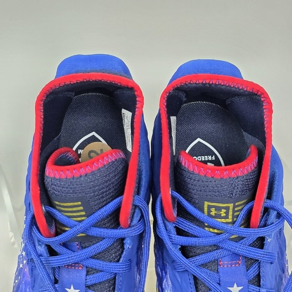 Under Armour Spotlight Clone 4 MC USA Mens Sz 14 Football Cleats 3027296-400 New - Picture 9 of 10